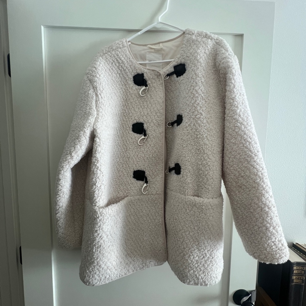 Avec Les Filles Sherpa Toggle Coat